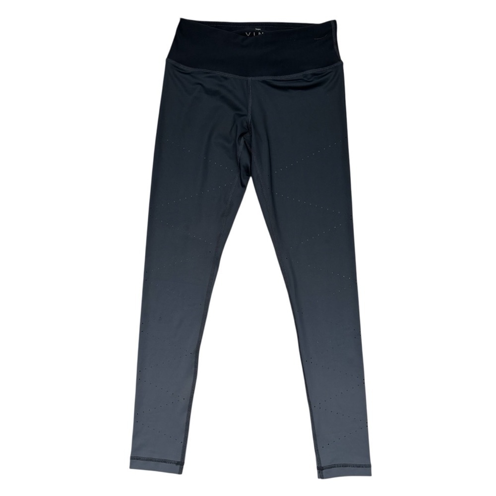 Vina Black Ombre Breathable Performance Leggings Size Small
